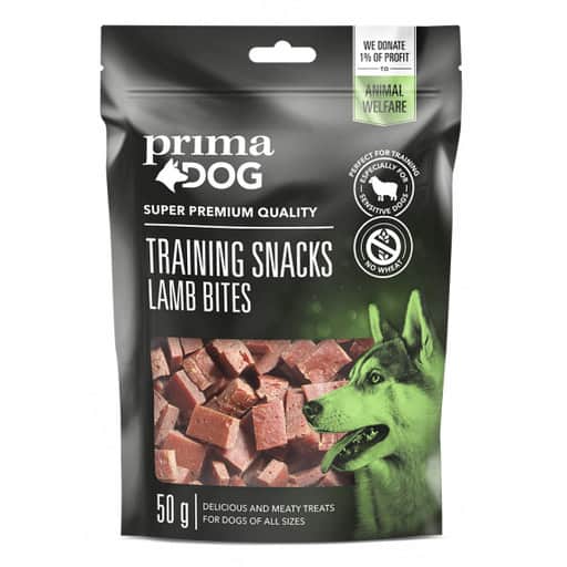 Primadog training snacks lammaspala 50g | säästötalo latvala