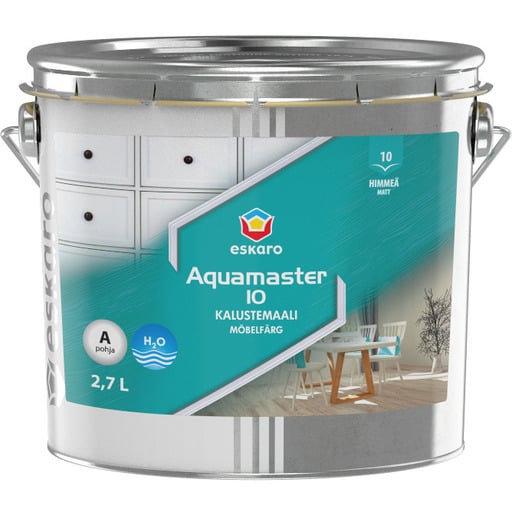 Eskaro aquamaster 10 valkoinen kalustemaali 2 | säästötalo latvala