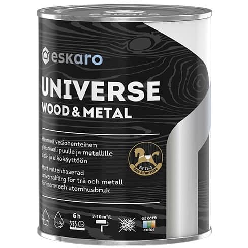Eskaro universe wood & metal yleismaali musta 0 | säästötalo latvala
