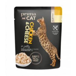 Primacat fillets kana ja juusto hyytelÖ 50g Primacat fillets kana ja juusto hyytelÖ 50g