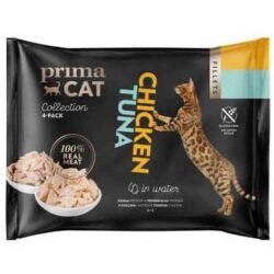 Primacat fillets kana ja tonnikala vedessÄ 4x50g Primacat fillets kana ja tonnikala vedessÄ 4x50g