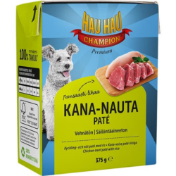 Hhc kana-naudanliha patÉ riisillÄ tetra 375g Hhc kana-naudanliha patÉ riisillÄ tetra 375g