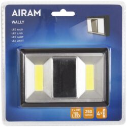 Airam wally seinÄvalo 2x3w cob led 250lm Airam wally seinÄvalo 2x3w cob led 250lm