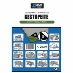 ROCO KESTOPEITE 3x5M VIHREÄ/HARMAA ROCO KESTOPEITE 3x5M VIHREÄ/HARMAA