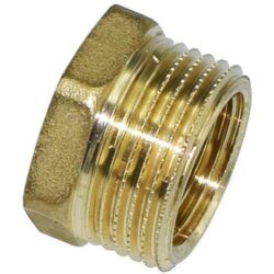 Harju supistusnippa messinki 3/4" - 1/2" Harju supistusnippa messinki 3/4" - 1/2"