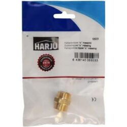 HARJU KAKSOISNIPPA 1/2" ULKOKIERRE MESSINKI HARJU KAKSOISNIPPA 1/2" ULKOKIERRE MESSINKI