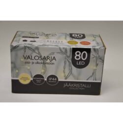JÄÄkristalli 80led lÄmmin valkoinen ulko- ja sisÄvalosarja JÄÄkristalli 80led lÄmmin valkoinen ulko- ja sisÄvalosarja