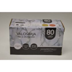 JÄÄkristalli 80led kylmÄn valkoinen ulko- ja sisÄvalosarja JÄÄkristalli 80led kylmÄn valkoinen ulko- ja sisÄvalosarja