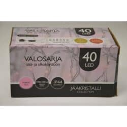 JÄÄkristalli 40led pinkki ulko- ja sisÄvalosarja JÄÄkristalli 40led pinkki ulko- ja sisÄvalosarja