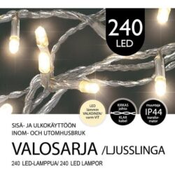 JÄÄkristalli 240led ulkovalosarja lÄmmin valkoinen ip44 JÄÄkristalli 240led ulkovalosarja lÄmmin valkoinen ip44