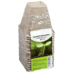 Turveruukku kantikas 8cm 10kpl Turveruukku kantikas 8cm 10kpl