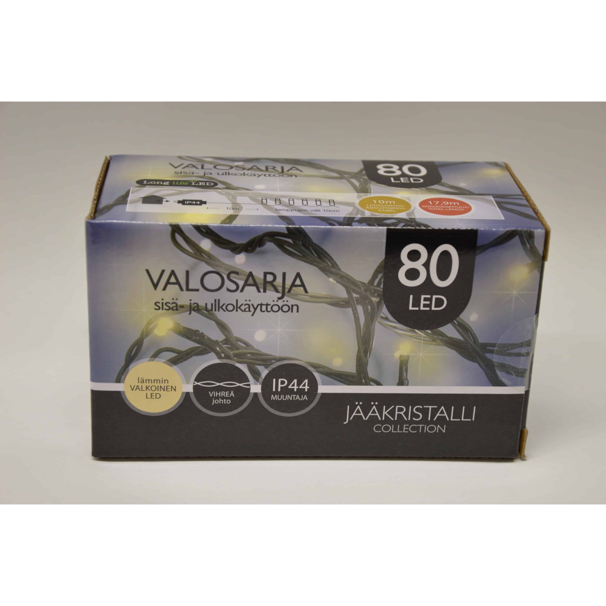 JÄÄkristalli 80led lÄmmin valkoinen ulko- ja sisÄvalosarja vihreÄ johto | säästötalo latvala JÄÄkristalli 80led lÄmmin valkoinen ulko- ja sisÄvalosarja vihreÄ johto | säästötalo latvala