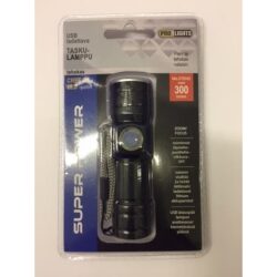 Pro1lights taskulamppu usb ladattava cree q5 led n. 300lumen Pro1lights taskulamppu usb ladattava cree q5 led n. 300lumen