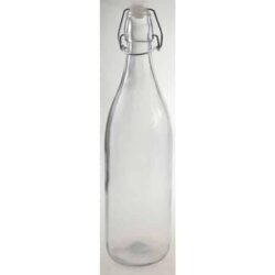 PYÖREÄ LASIPULLO KORKILLA 1L PYÖREÄ LASIPULLO KORKILLA 1L