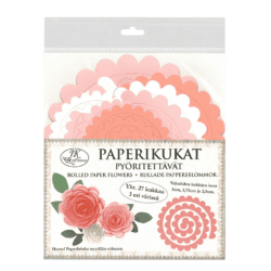 PAPERIKUKAT PYÖRITETTÄVÄ ROSA 27KPL