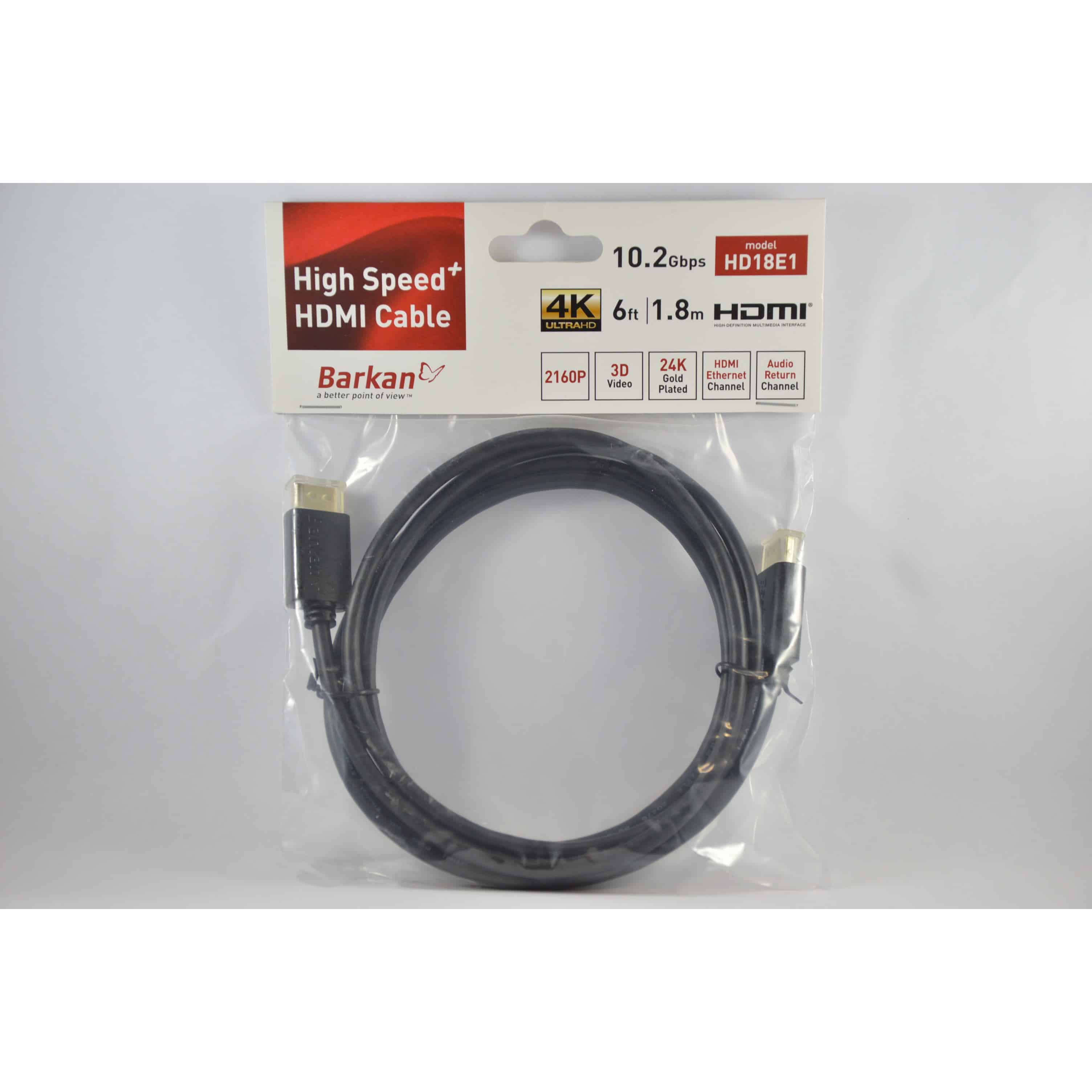 Barkan high speed hdmi-kaapeli 1 | säästötalo latvala