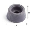 HABO OVENPYSÄYTIN KUMI HARMAA 24x12MM 5KPL - Image 2