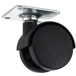 HABO KALUSTEPYÖRÄ 50MM LEVYLLÄ 4KPL HABO KALUSTEPYÖRÄ 50MM LEVYLLÄ 4KPL