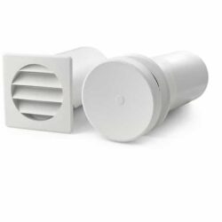 Habo teleskooppiventtiili 100mm valkoinen