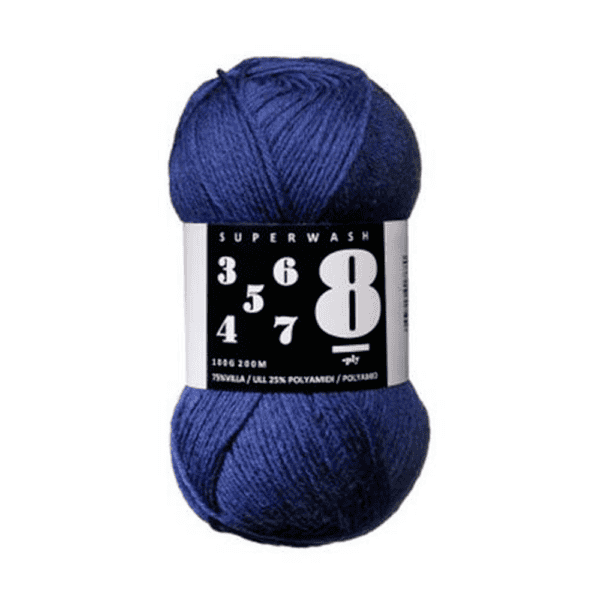 8-ply markus company sukkalanka navy sininen 100g (4030) | säästötalo latvala