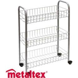 Metaltex korivaunu siena hopea | säästötalo latvala