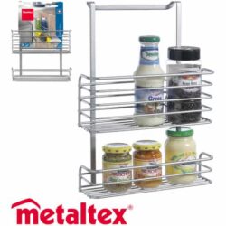 Metaltex kaksoiskori oveen galileo 26x12x22cm Metaltex kaksoiskori oveen galileo 26x12x22cm