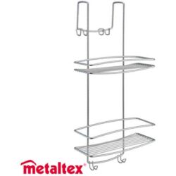 Metaltex suihkuteline onda 2 hyllyÄ 26x20x58cm Metaltex suihkuteline onda 2 hyllyÄ 26x20x58cm