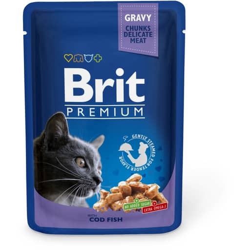 Brit premium turska kastikkeessa aikuisille kissoille 100g | säästötalo latvala