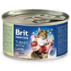 BRIT PREMIUM KALKKUNA-LAMMAS AIKUISILLE KISSOILLE 200G
