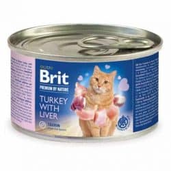 Brit premium kalkkuna-maksa lihapatee aikuisille kissoille 200g | säästötalo latvala
