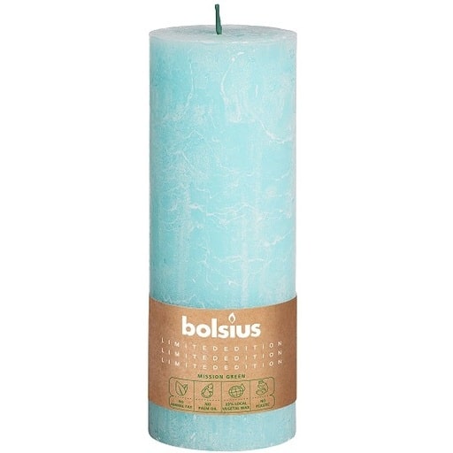 Bolsius kynttilÄ vaaleansininen 19cm | säästötalo latvala