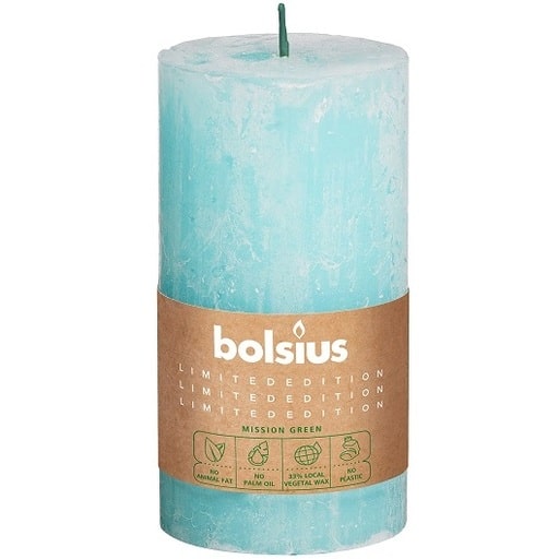 Bolsius kynttilÄ vaaleansininen 13cm | säästötalo latvala