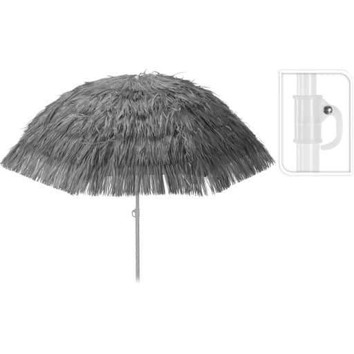 Aurinkovarjo harmaat hapsut 180cm | säästötalo latvala
