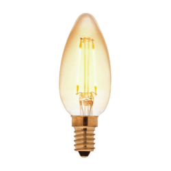 AIRAM LED 34 DECOR AMBER KYNTTILÄ E14 2200K HIMMENNETTÄVÄ