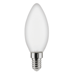AIRAM LED-KYNTTILÄLAMPPU HIMMEÄLASI 40 470LM E14 2700K 2-PACK