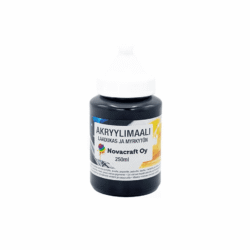 Akryylimaali-250ml-musta_0 Png NOVACRAFT AKRYYLIMAALI MUSTA 250ML