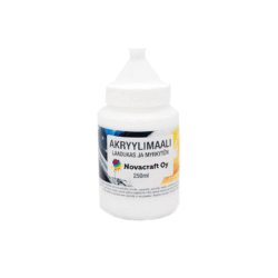 Akryylimaali-250ml-valkoinen_0 Png NOVACRAFT AKRYYLIMAALI VALKOINEN 250ML