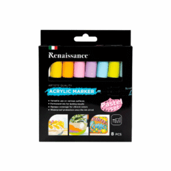 Akryylitussit pastellivÄrit 8kpl/pkt