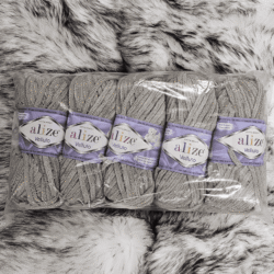 Alize velluto 5-pak harmaanruskea 100g (530) Alize velluto 5-pak harmaanruskea 100g (530)