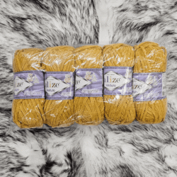 Alize-velluto-100g-5-pak-sinapinkeltainen-002_0 Png ALIZE VELLUTO LANKA 5-PAK SINAPINKELTAINEN 100G (002)