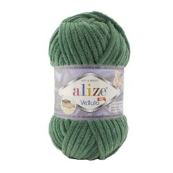 Alize-velluto-lanka-mannynvihrea-100g-532_0 Jpeg ALIZE VELLUTO LANKA MÄNNYNVIHREÄ 100G (532)