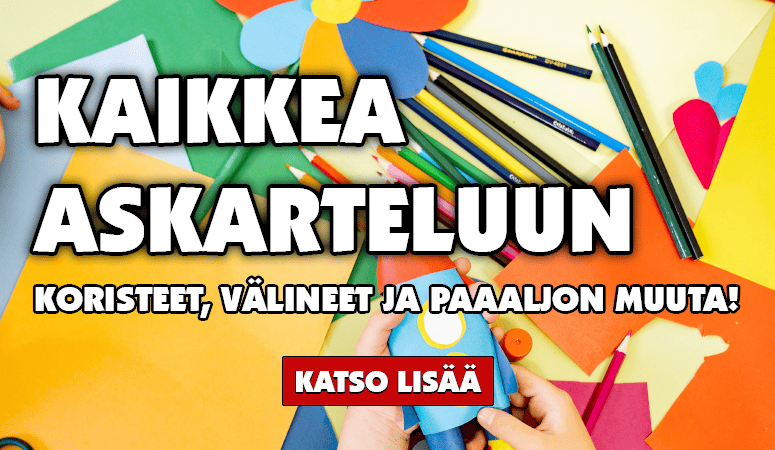 Kaikkea tarpeellista askarteluun edullisesti | säästötalo latvala | säästötalo latvala