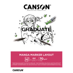 Canson graduate manga tussipiirrustuslehtiÖ a4 70g | säästötalo latvala