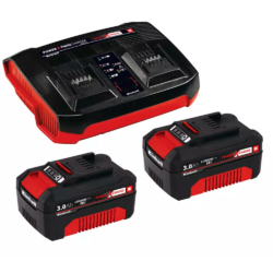 EINHELL PXC TWINCHARGER KIT STARTTIPAKKAUS 2x3Ah AKKU + TUPLALATURI