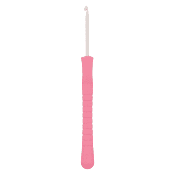 Novita ergonominen virkkuukoukku 3,0mm 14cm pinkki | säästötalo latvala