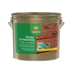 Eskaro terassi ja kalusteÖljy ruskea 2,7l Eskaro terassi ja kalusteÖljy ruskea 2,7l