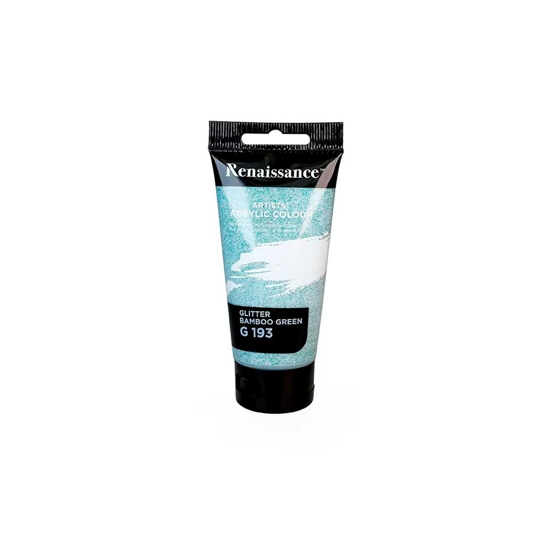 RENAISSANCE AKRYYLIMAALI GLITTER BAMBOO GREEN (193) 75ML
