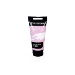 Glitter-rose-akryylimaali-75ml_0 Png RENAISSANCE AKRYYLIMAALI GLITTER ROSE (202) 75ML