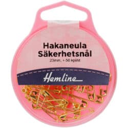 Hemline hakaneula kulta 23mm 50kpl | säästötalo latvala