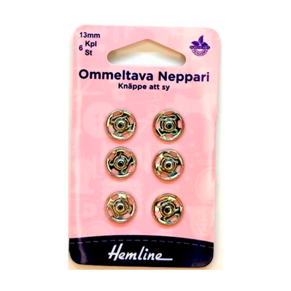 Hemline ommeltava neppari niklattu 13mm | säästötalo latvala